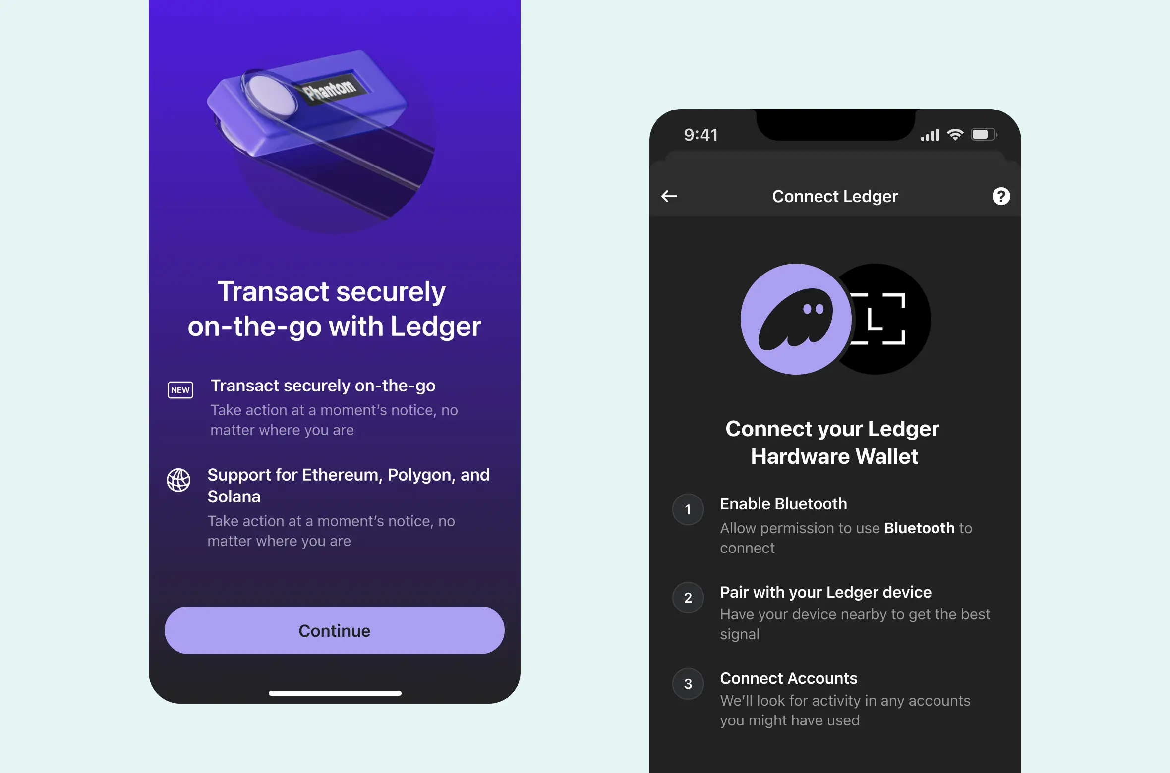 Ledger hardware wallet setup